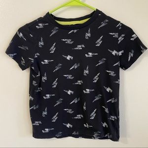 a1509-k5~ Old Navy~Small Size~Girls~Short Sleeve Top, Crewneck T Shirt~Black